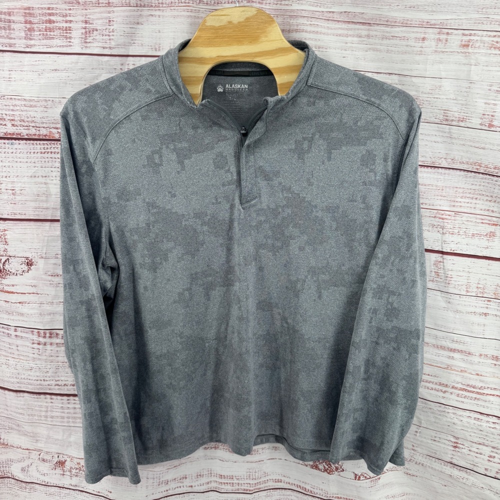 Alaskan Hardgear Duluth Trading 3XL Camo Quarter Zip Pullover Shirt Micro Vented